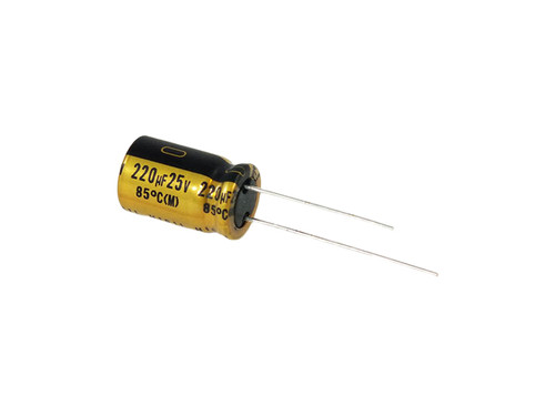 Nichicon Electrolytic Capacitor 220uF 25Vdc FG Series Radial